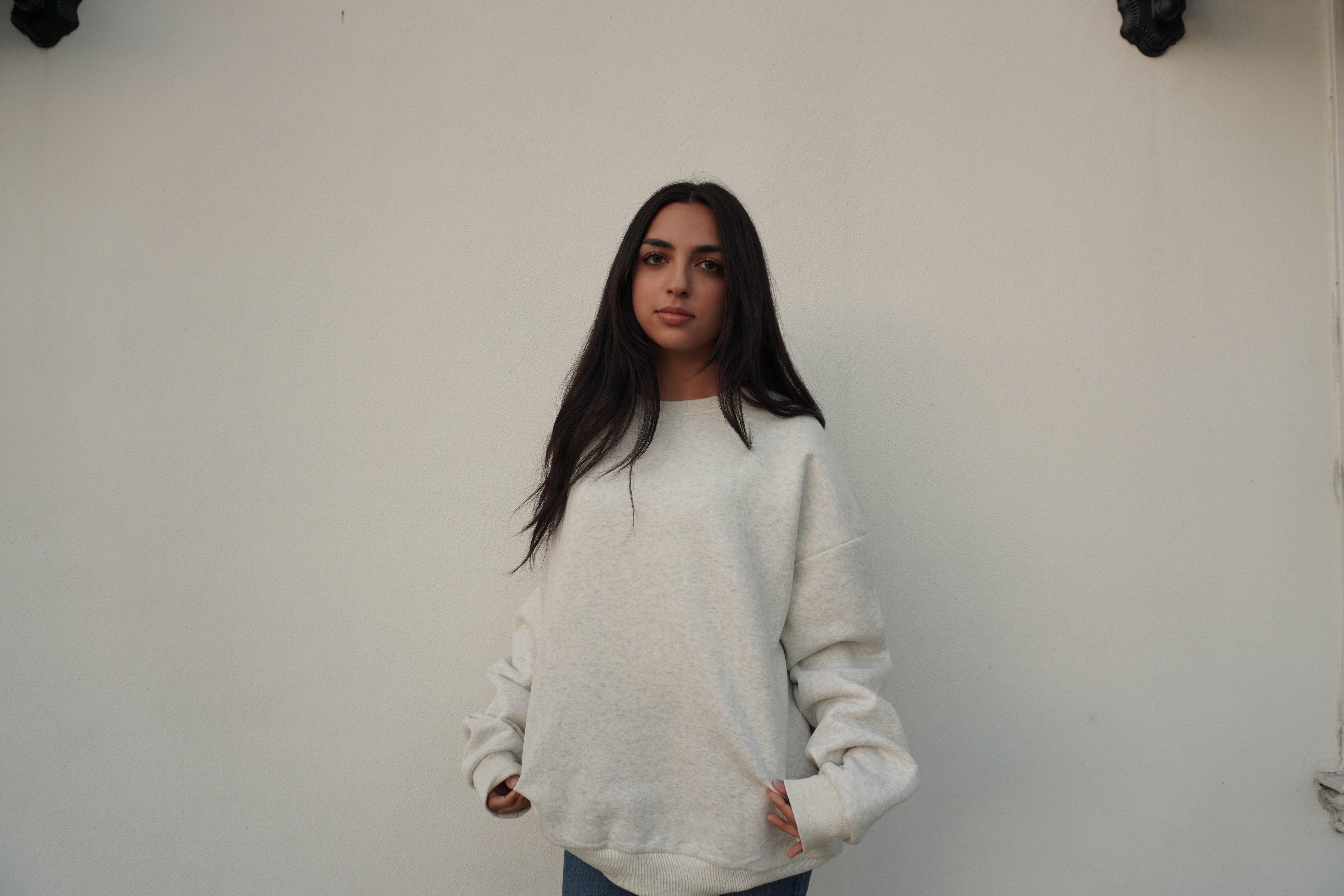 Oversized Soft Crewneck – Clair