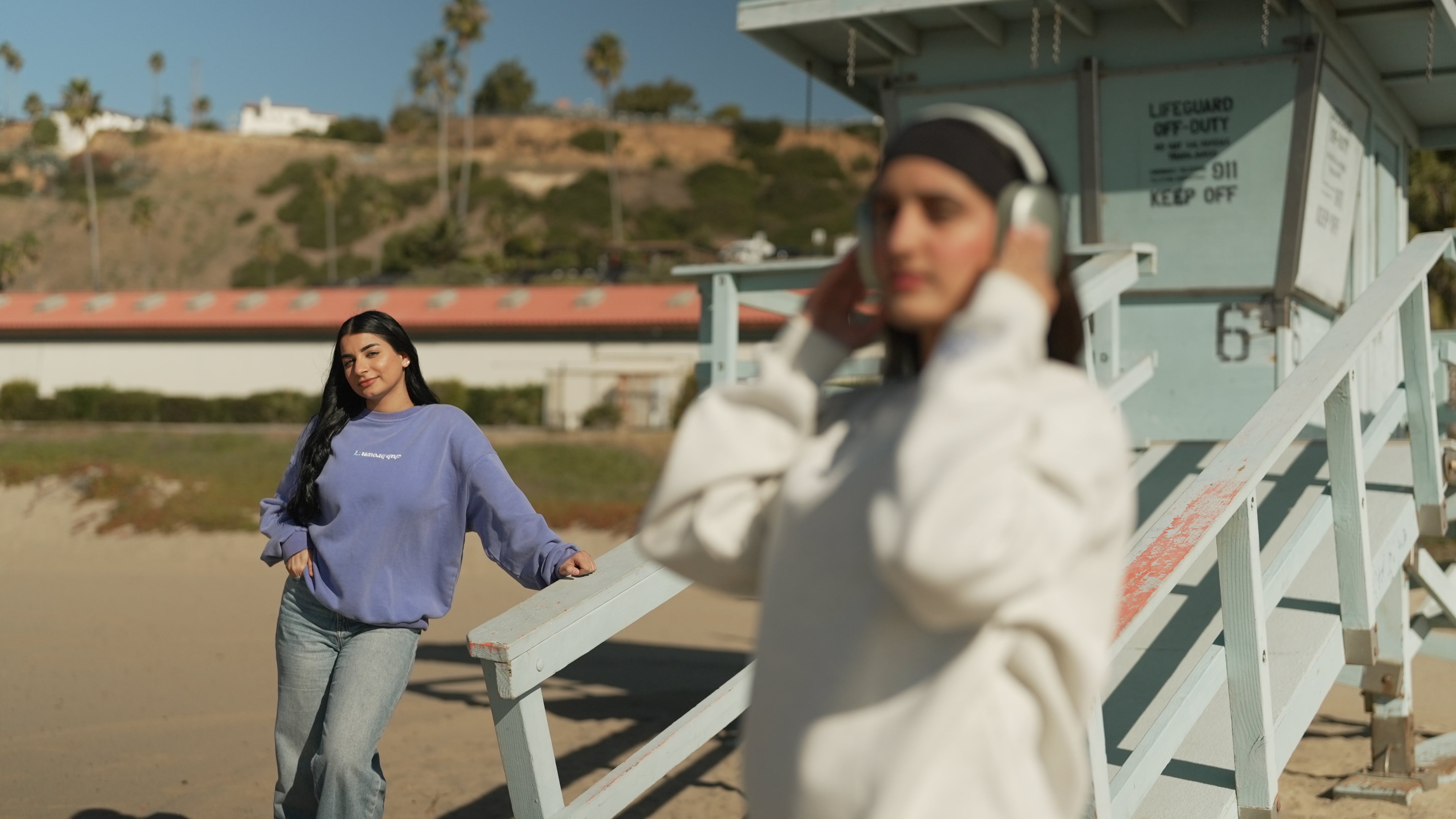 Oversized Vintage Crewneck – Bleu